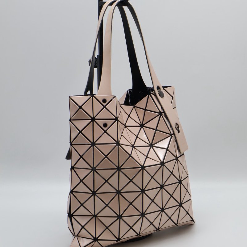 三宅一生 Lucent 7x7手提包 - 杏-1