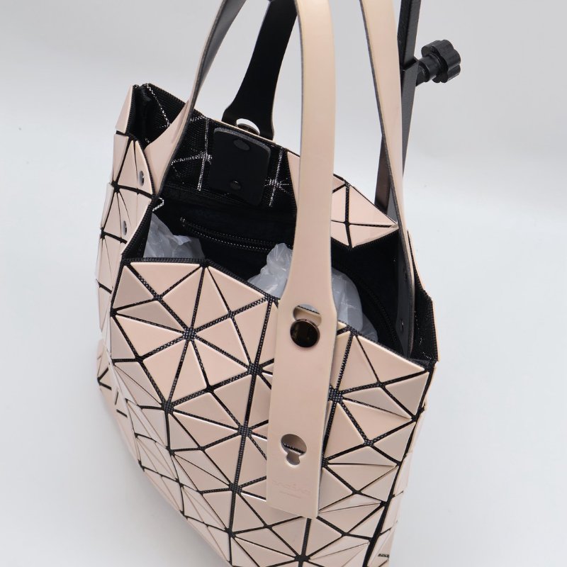 三宅一生 Lucent 7x7手提包 - 杏-4