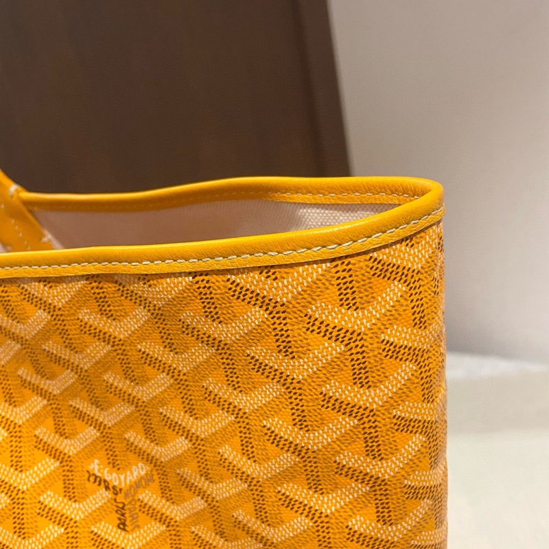 Goyard戈雅黃色滿印老花 Tote購物袋，大號尺寸39/32/19cm-5