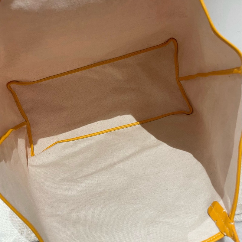 Goyard戈雅黃色滿印老花 Tote購物袋，大號尺寸39/32/19cm-8