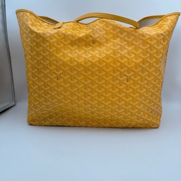 Goyard戈雅黃色滿印老花 Tote購物袋，大號尺寸39/32/19cm-1