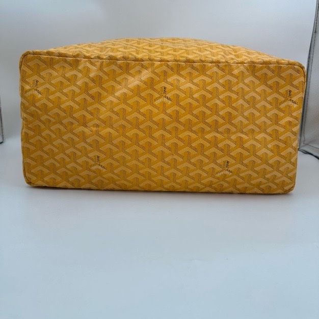 Goyard戈雅黃色滿印老花 Tote購物袋，大號尺寸39/32/19cm-2