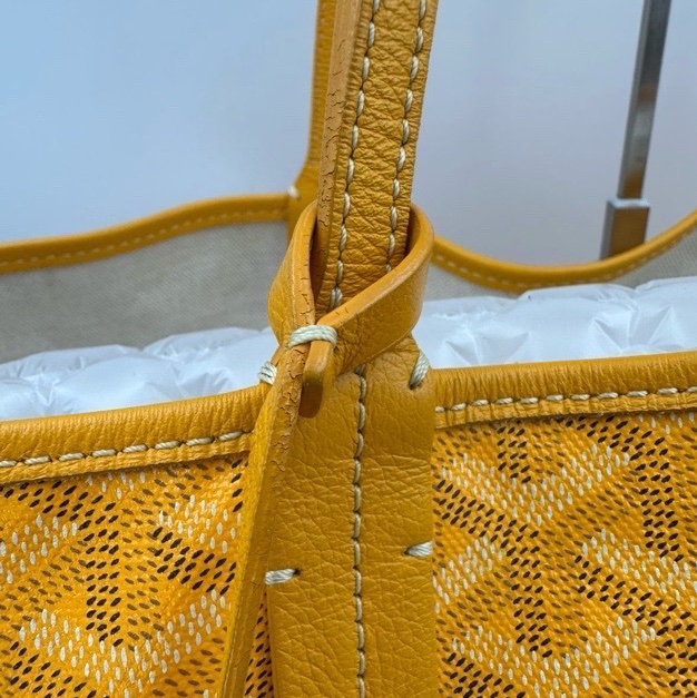 Goyard戈雅黃色滿印老花 Tote購物袋，大號尺寸39/32/19cm-6