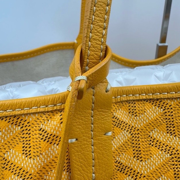 Goyard戈雅黃色滿印老花 Tote購物袋，大號尺寸39/32/19cm-13