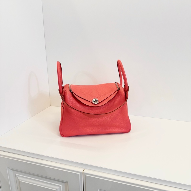 【98新🆕】Hermes  齋普爾粉 lindy30 手提斜挎包-0