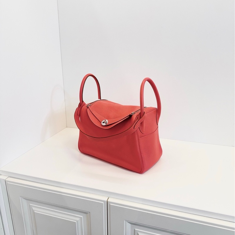 【98新🆕】Hermes  齋普爾粉 lindy30 手提斜挎包-2