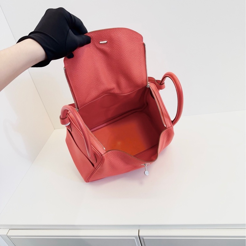 【98新🆕】Hermes  齋普爾粉 lindy30 手提斜挎包-8