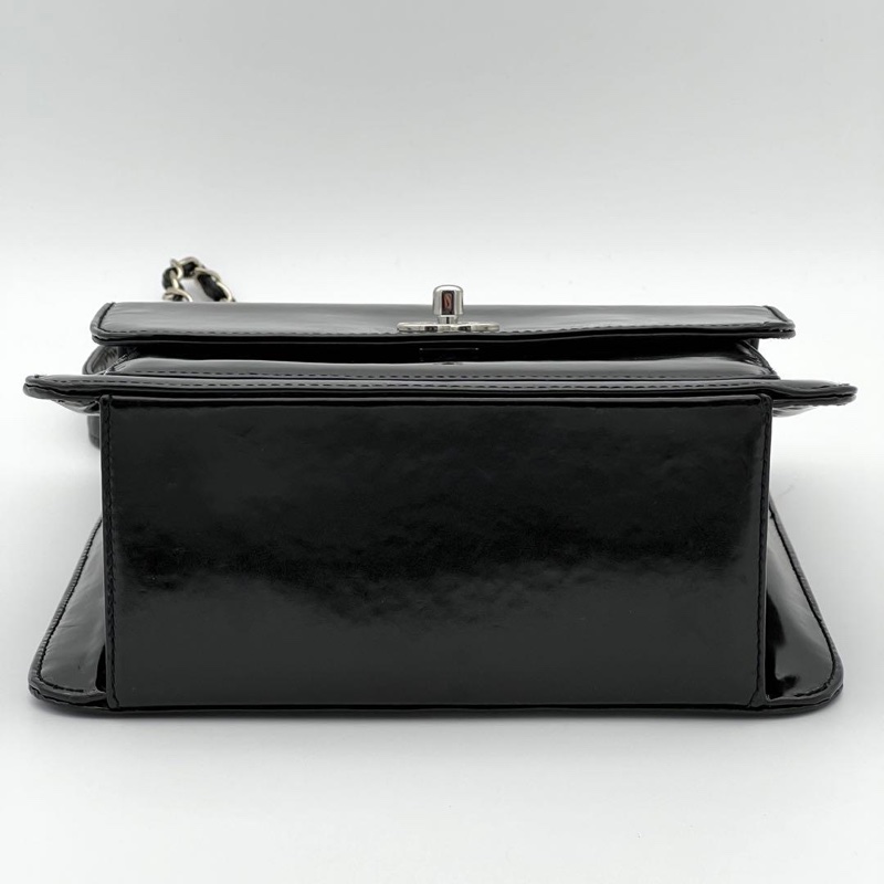 🌷Chanel 漆皮單肩包｜經典花紋✦fufu style 精品✦ 氣質款｜單肩包.手提包-3