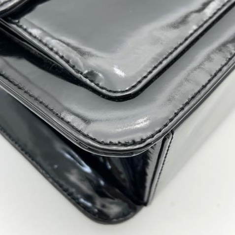 🌷Chanel 漆皮單肩包｜經典花紋✦fufu style 精品✦ 氣質款｜單肩包.手提包-10