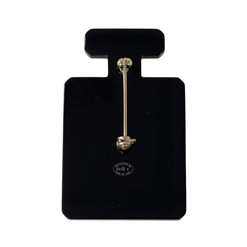 CHANEL CC 香水樽 珠珠 胸針-5