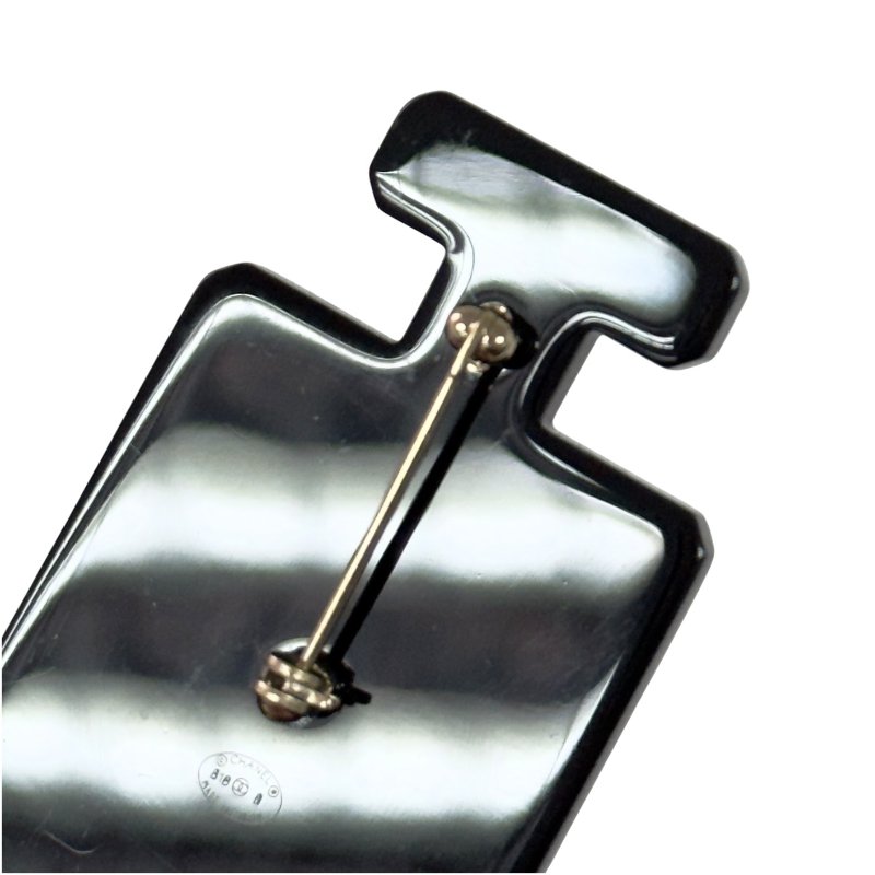 CHANEL CC 香水樽 珠珠 胸針-6