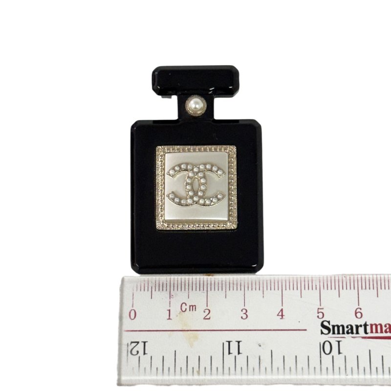 CHANEL CC 香水樽 珠珠 胸針-10