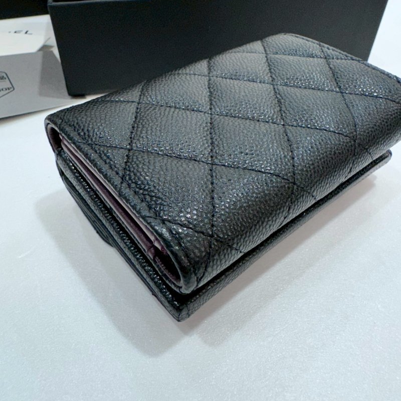 CHANEL 熱門搶手款 三折短夾/皮夾  AP0230 9成新-5