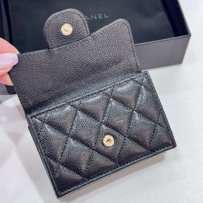 CHANEL 熱門搶手款 三折短夾/皮夾  AP0230 9成新-7