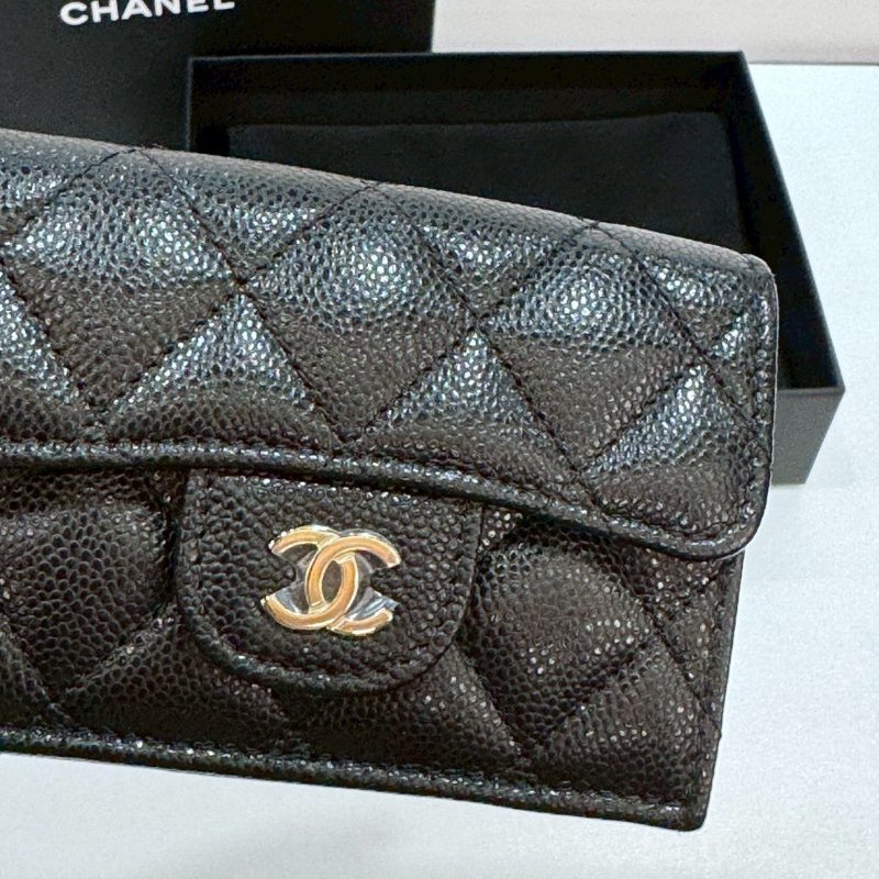 CHANEL 熱門搶手款 三折短夾/皮夾  AP0230 9成新-8
