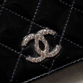 🌷Chanel 漆皮長夾｜經典花紋✦fufu style 精品✦ 氣質款｜皮夾.錢包-16