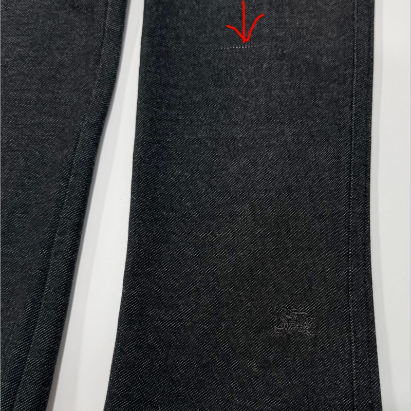 BURBERRY 藍標 刺繡戰馬彈性長褲-3