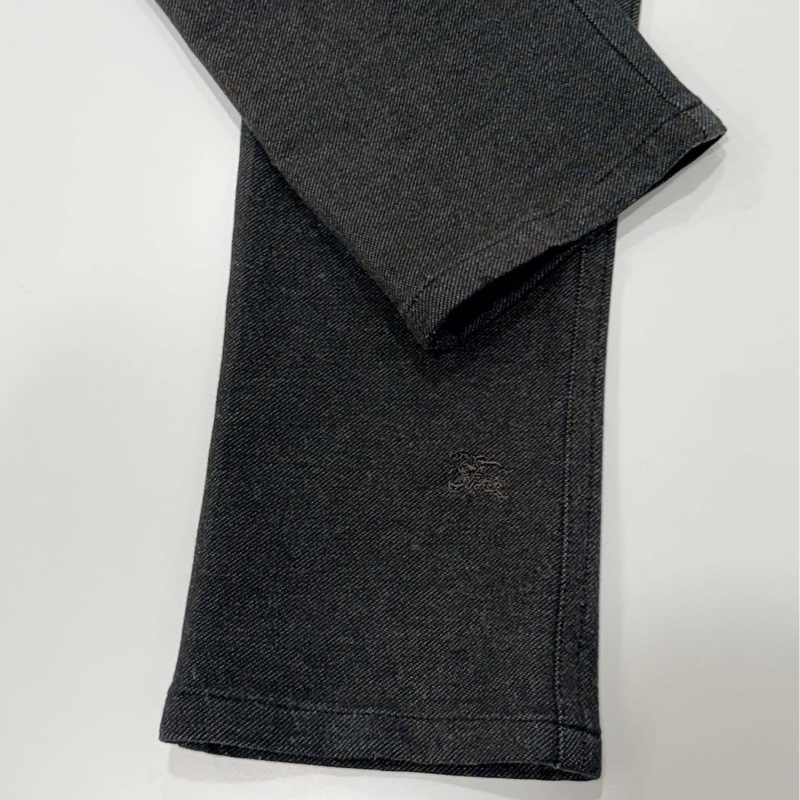 BURBERRY 藍標 刺繡戰馬彈性長褲-4