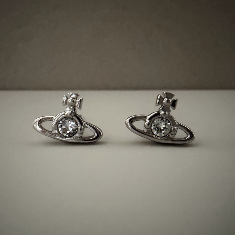 Vivienne Westwood 🪐基本款 經典土星 單鑽 Nano Solitaire-1