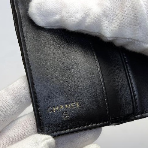 🌷Chanel boy 經典黑色短夾錢包｜經典花紋✦fufu style 精品✦ 氣質款｜皮夾.錢包-26