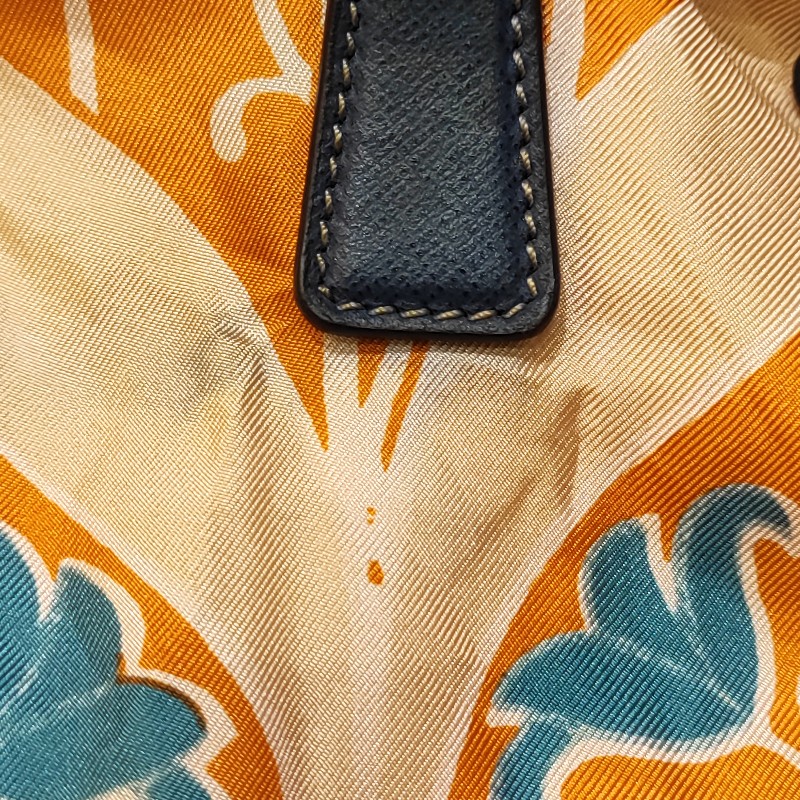 Prada Bauletto Silk Foulard Bag-8