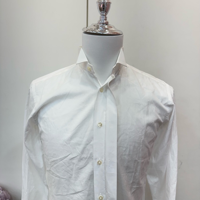 YSL 純白襯衫👔 Vintages 二手 中古-5