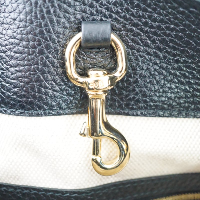 Gucci 536196 SOHO 黑色流蘇雙鍊手提包 肩背包-12