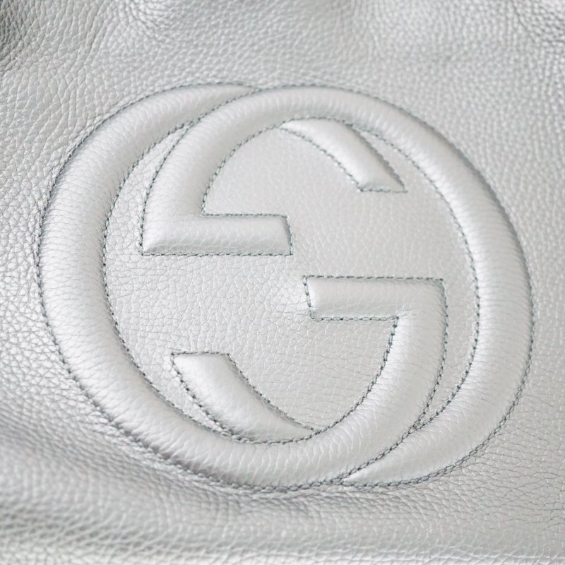 Gucci 536196 SOHO 黑色流蘇雙鍊手提包 肩背包-16