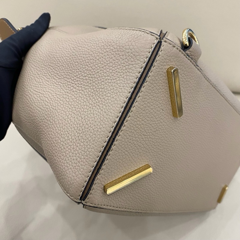 LOEWE羅意威 Puzzle幾何包 中號 沙色-5