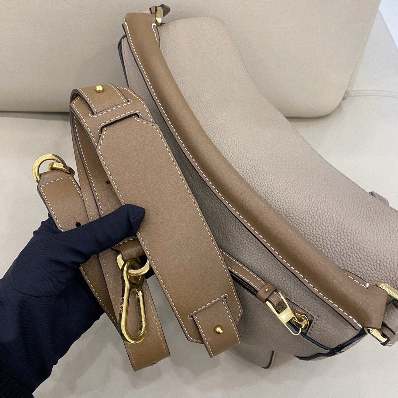 LOEWE羅意威 Puzzle幾何包 中號 沙色-7