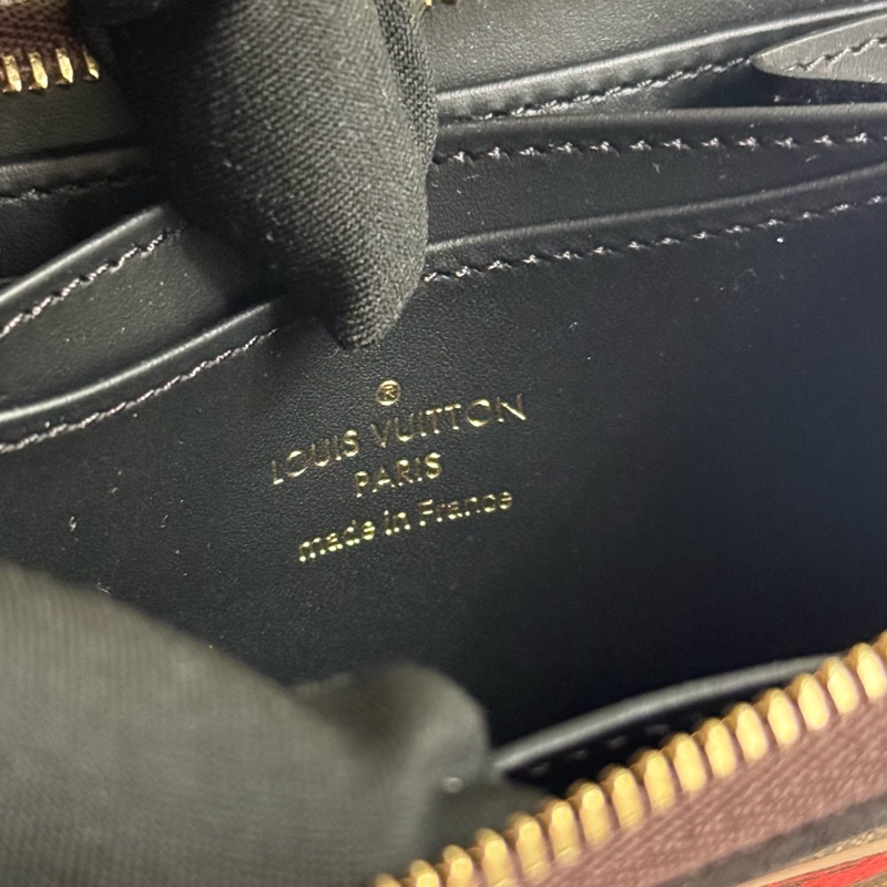 LV 復古款 小型零錢包 卡夾 可放摺疊紙鈔-6