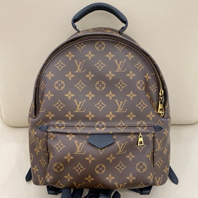 LV 老花雙肩包後背包-1