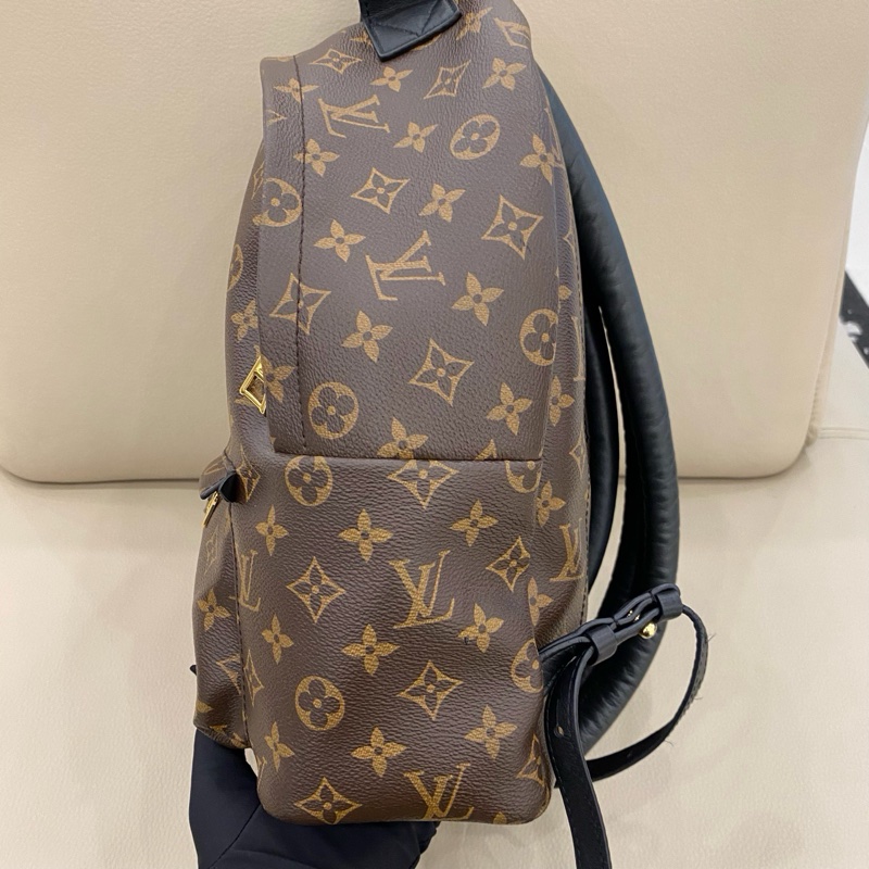 LV 老花雙肩包後背包-3