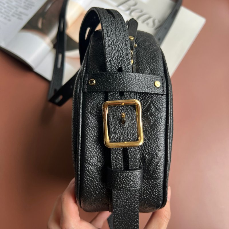 ::LOUIS VUITTON:: LVBOÎTE CHAPEAU SOUPLE 黑色圓餅包 斜背包 側背包 帽盒包-2