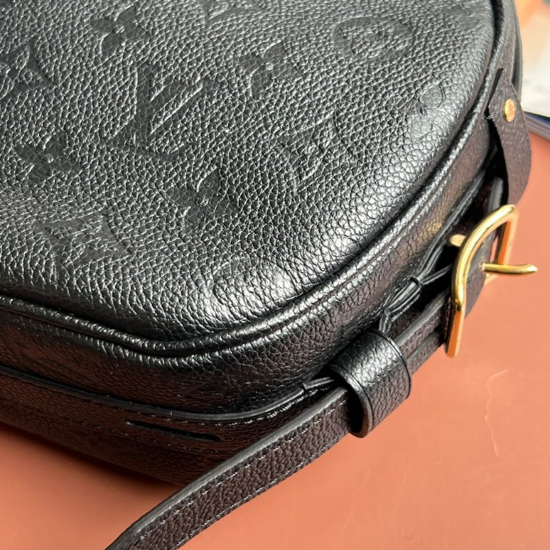 ::LOUIS VUITTON:: LVBOÎTE CHAPEAU SOUPLE 黑色圓餅包 斜背包 側背包 帽盒包-12