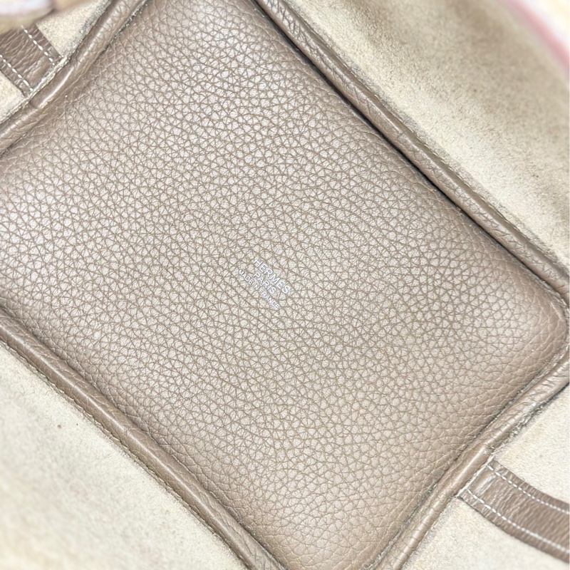 ❣️S級 98成新 Hermes Picotin18大象灰銀扣tc牛皮菜籃子/水桶包 D刻-2