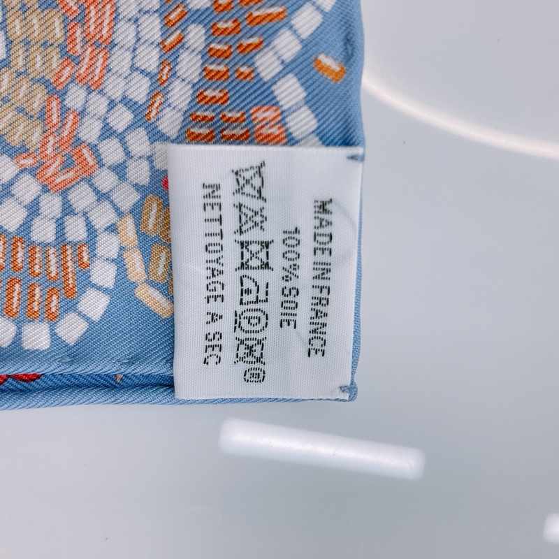 MS0581 HERMES 愛馬仕民族服飾衣服方型絲巾COSTUME DE FETE SCARF 90 X 90CM SILK-9