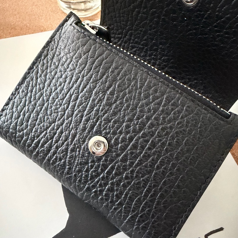 Maison Margiela 🌫️ Four stitches Wallet 皮夾 拉鍊零錢袋 (荔枝紋）-7