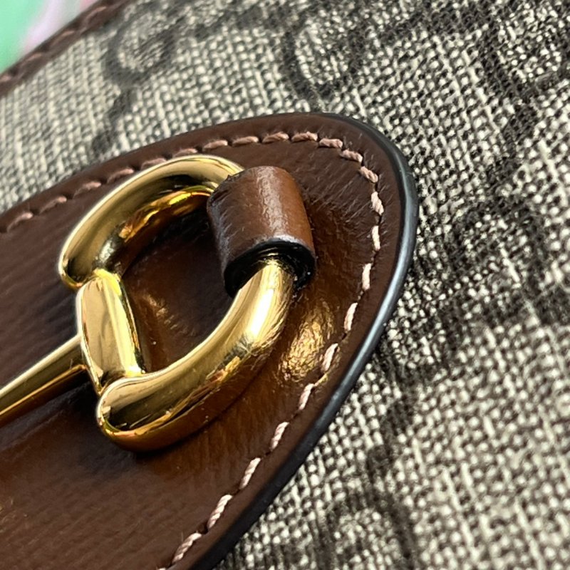 ::GUCCI::  HORSEBIT 1955 系列 馬銜釦雙 GG Supreme 拉鍊長夾 Zip Around Wallet-15