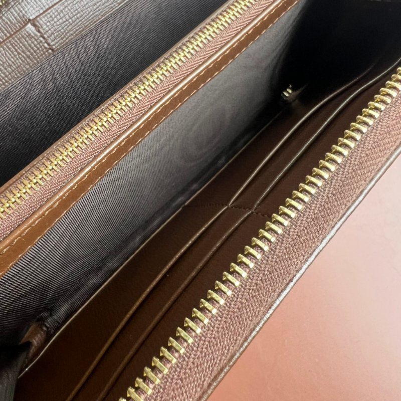 ::GUCCI::  HORSEBIT 1955 系列 馬銜釦雙 GG Supreme 拉鍊長夾 Zip Around Wallet-20