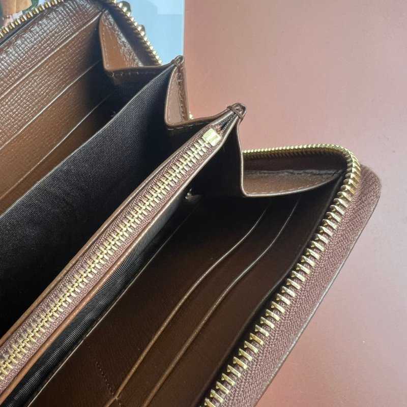 ::GUCCI::  HORSEBIT 1955 系列 馬銜釦雙 GG Supreme 拉鍊長夾 Zip Around Wallet-22