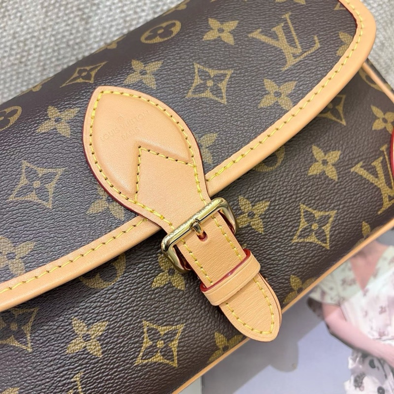 LV diane 法棍包黑色肩帶 芯片款-4