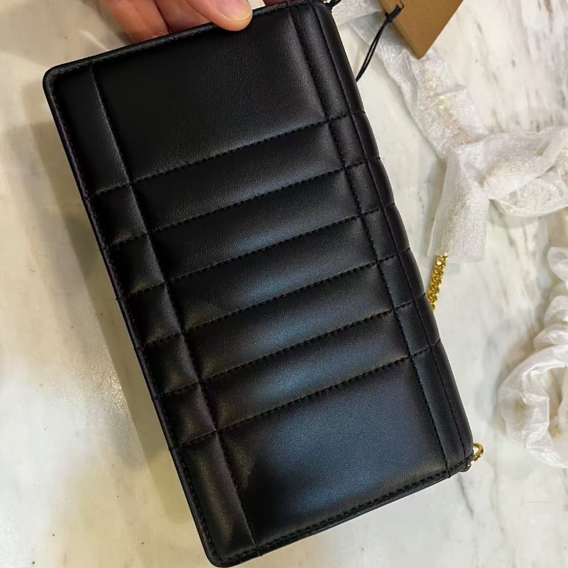 Burberry Lola bag ( Gold logo )-4