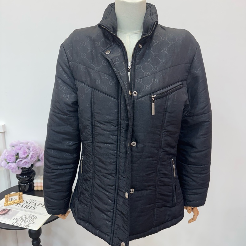 Gucci 提花輕薄羽絨外套🧥 Vintage 二手 中古-2