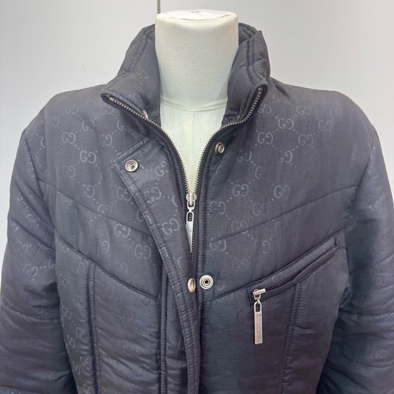 Gucci 提花輕薄羽絨外套🧥 Vintage 二手 中古-4