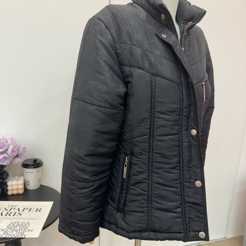 Gucci 提花輕薄羽絨外套🧥 Vintage 二手 中古-6