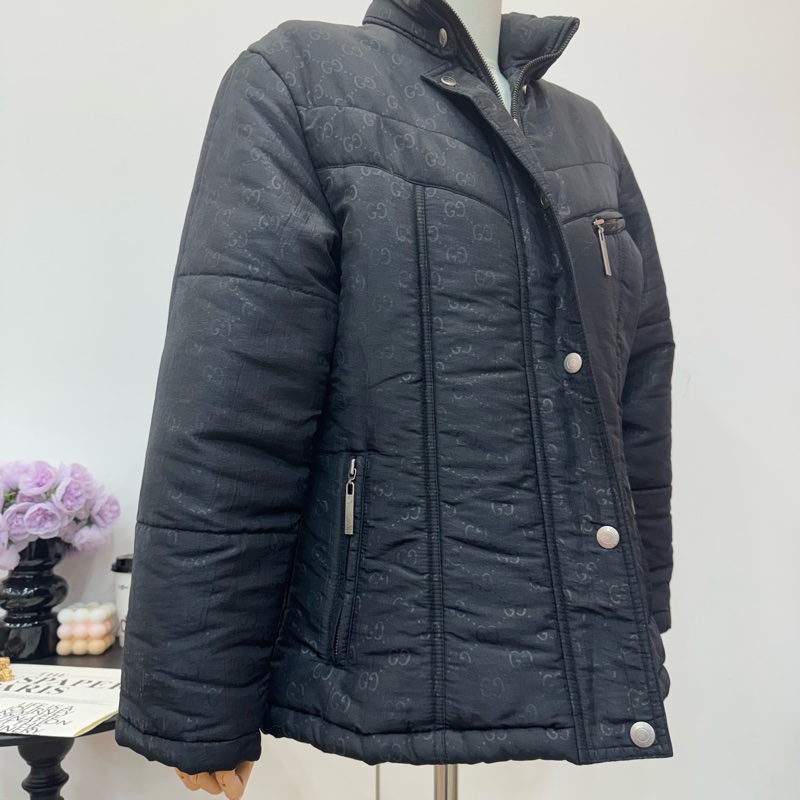 Gucci 提花輕薄羽絨外套🧥 Vintage 二手 中古-9