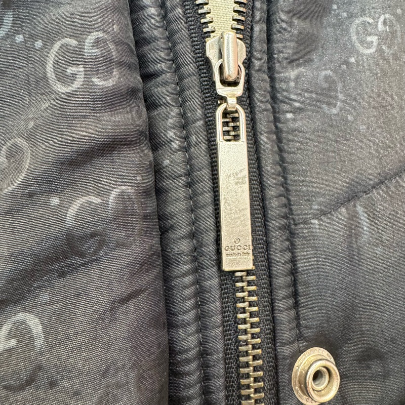 Gucci 提花輕薄羽絨外套🧥 Vintage 二手 中古-12