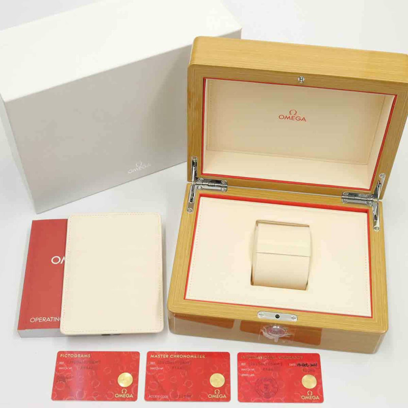 歐米茄海馬系列Aqua Terra同軸腕錶220 10 41 21 03 002 男士自動機械腕錶，帶藍色日期顯示-0