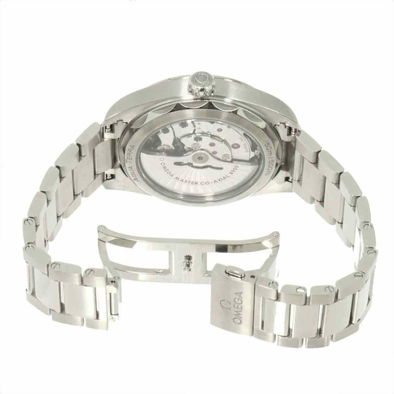 歐米茄海馬系列Aqua Terra同軸腕錶220 10 41 21 03 002 男士自動機械腕錶，帶藍色日期顯示-3